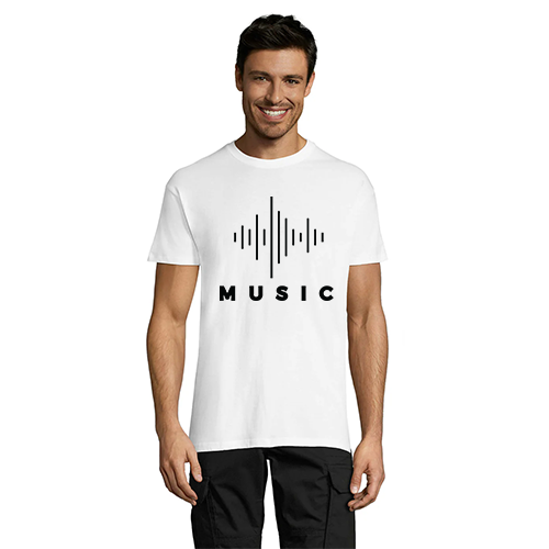 Music men's t-shirt black 2XL