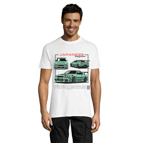 Nissan - GTR R34 men's t-shirt white 2XL