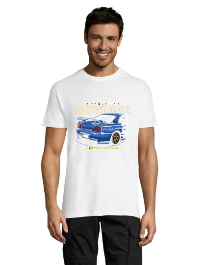 Nissan GTR R34 SKYLINE men's t-shirt black XS