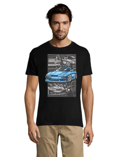 Nissan Silvia S13 men's t-shirt black 2XL