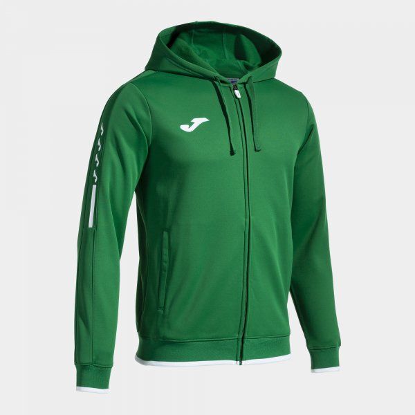 OLIMPIADA ZIP-UP HOODIE mikina zelená 3XS