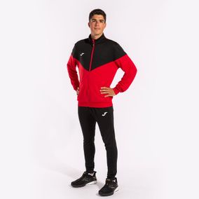 OXFORD TRACKSUIT RED BLACK 2XS
