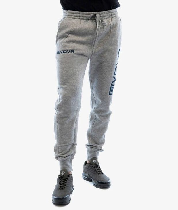 PANTA KING FELPA (MOON) sweatpants light grey/blue M