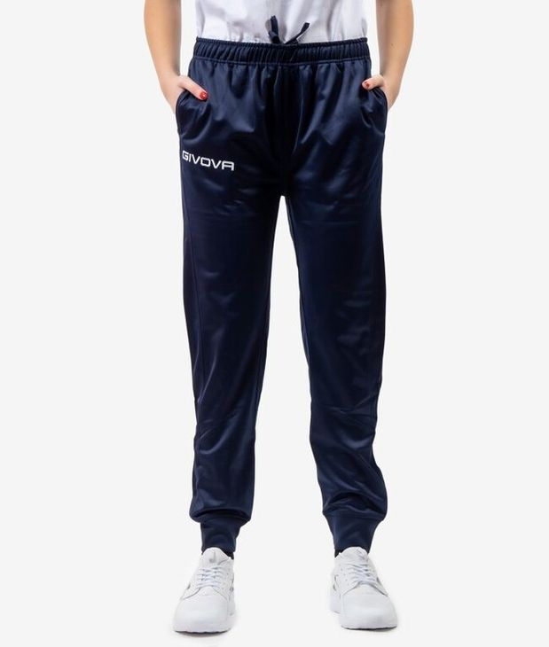 PANTALONE GIVOVA ONE POLARFLEECE sweatpants blue 3XS