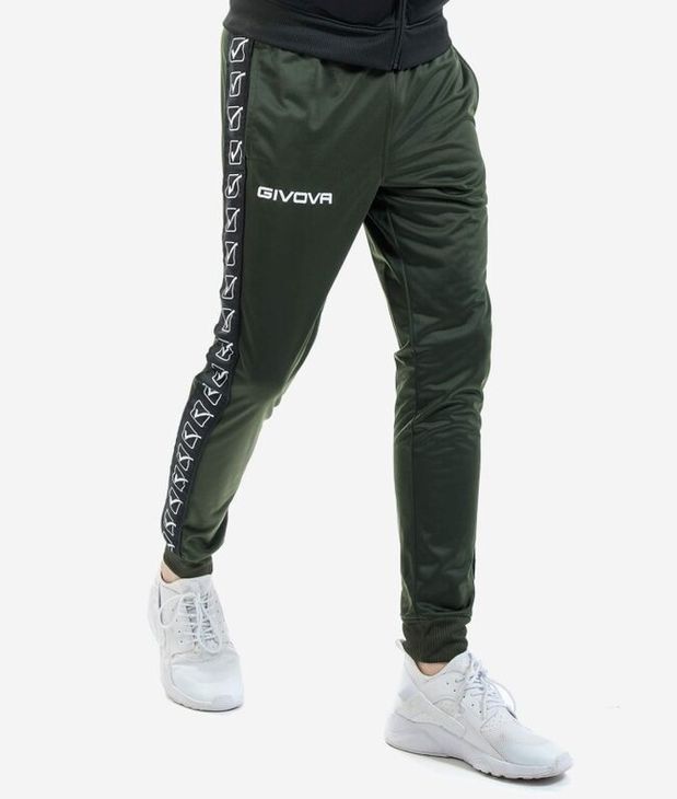 PANTALONE TRICOT BAND sweatpants military green 2XS