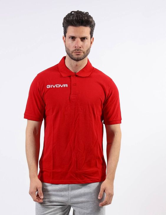 POLO COTONE PIQUET SUMMER polo tričko červená 3XL