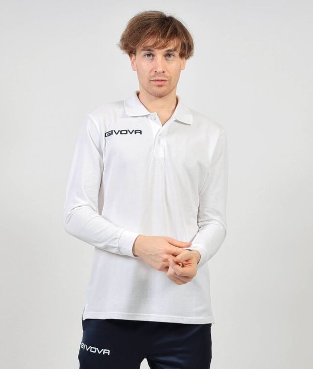 POLO COTONE PIQUET WINTER BIANCO Tg. 3XL