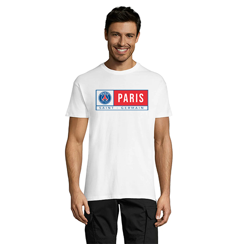 PSG 2 grafika white men's t-shirt XS