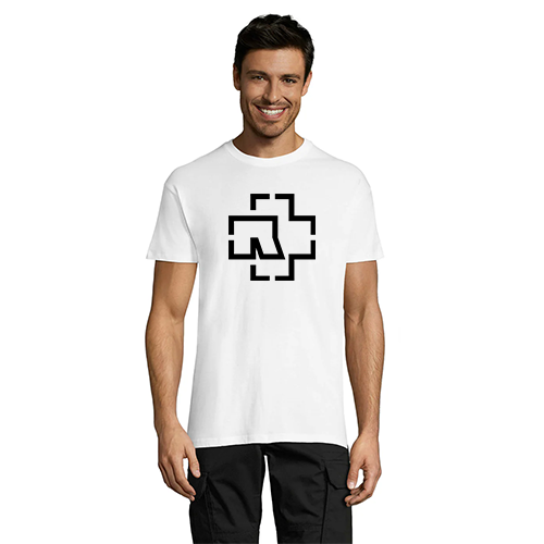 Rammstein men's t-shirt white 4XS