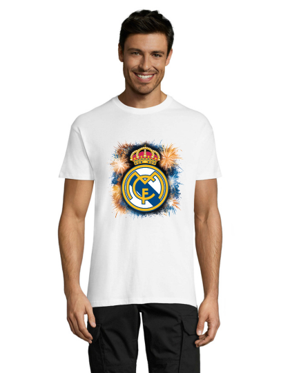 Real Madrid 4 white men's t-shirt 2XS