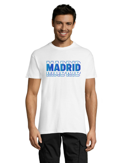 Real Madrid 5 white men's t-shirt 2XS