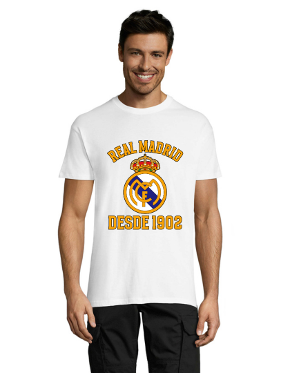 Real Madrid 9 white men's t-shirt 2XS