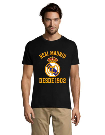 Real Madrid 9 black men's t-shirt L