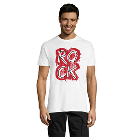 ROCK men's T-shirt white L