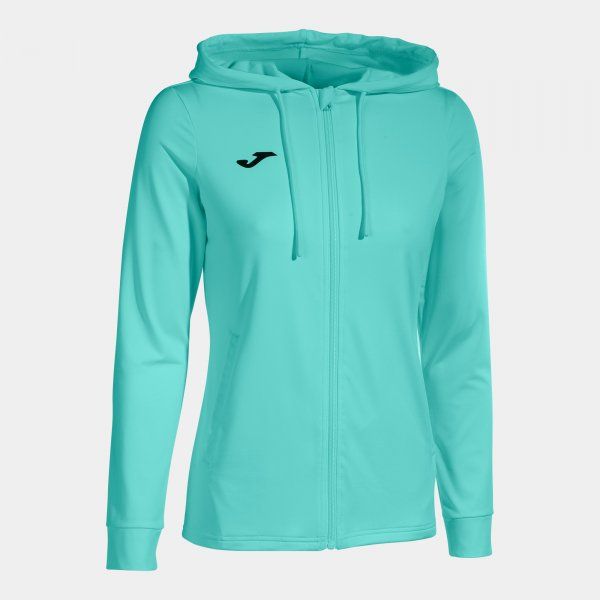 SCULPTURE II ZIP-UP HOODIE TURQUOISE M