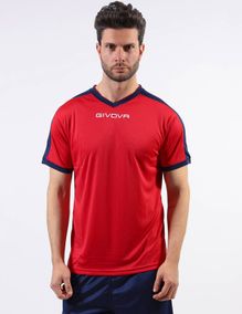 SHIRT REVOLUTION red-blue M