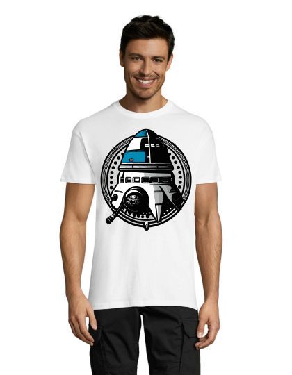 Spaceship men's t-shirt white 2XL