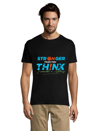 Stronger than You Think black men's t-shirt L