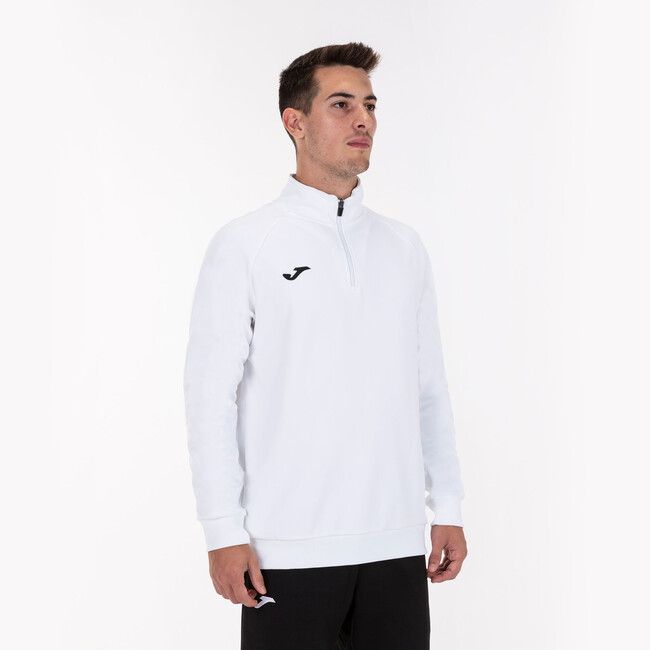 SWEATSHIRT FARAON WHITE 1/2 ZIPPER 3XL