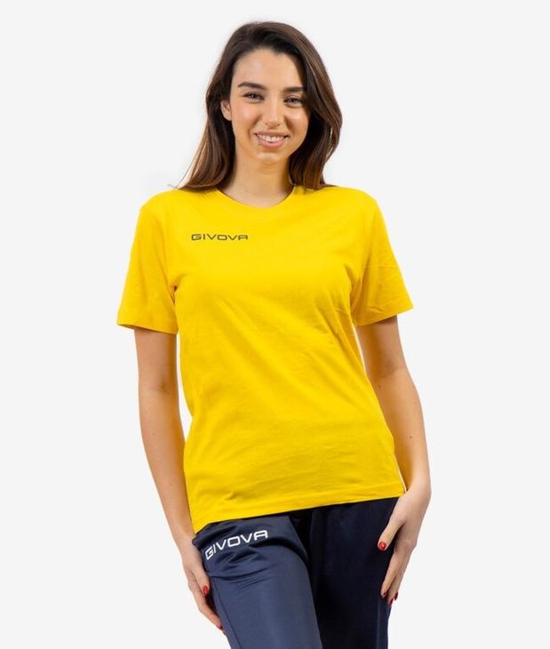 T-SHIRT COTONE FRESH GIALLO Tg. 3XS