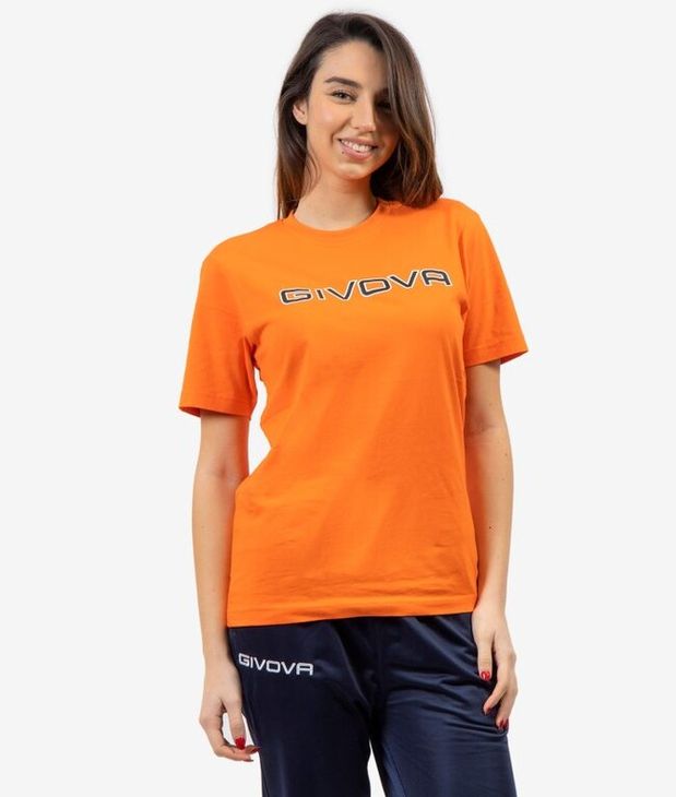 T-SHIRT COTONE SPOT krátke tričko fluo oranžová 2XS