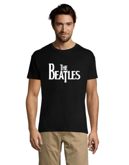 The Beatles men's T-shirt black 2XS