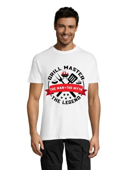 The Legend - Grill Master men's t-shirt white 2XL