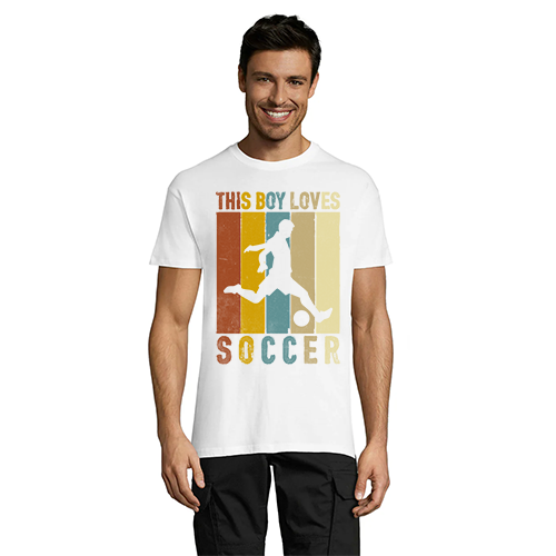 This Boy Loves Soccer men's t-shirt black 2XL