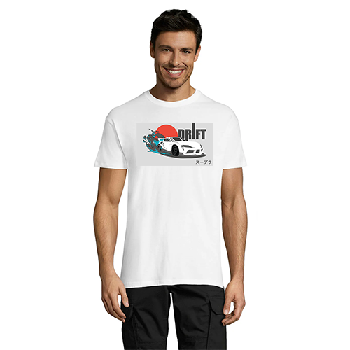 Toyota Supra Drift men's t-shirt black 2XS